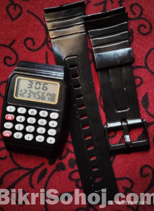 Calculator watch